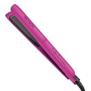 Open Box - Revlon -  Easy Heat Precision Hair Flat Iron - 1" Pink